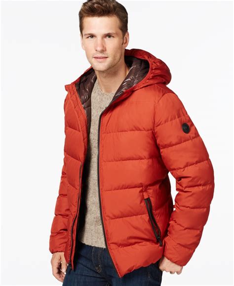 michael michael kors down jacket men|Michael Kors water resistant jacket.